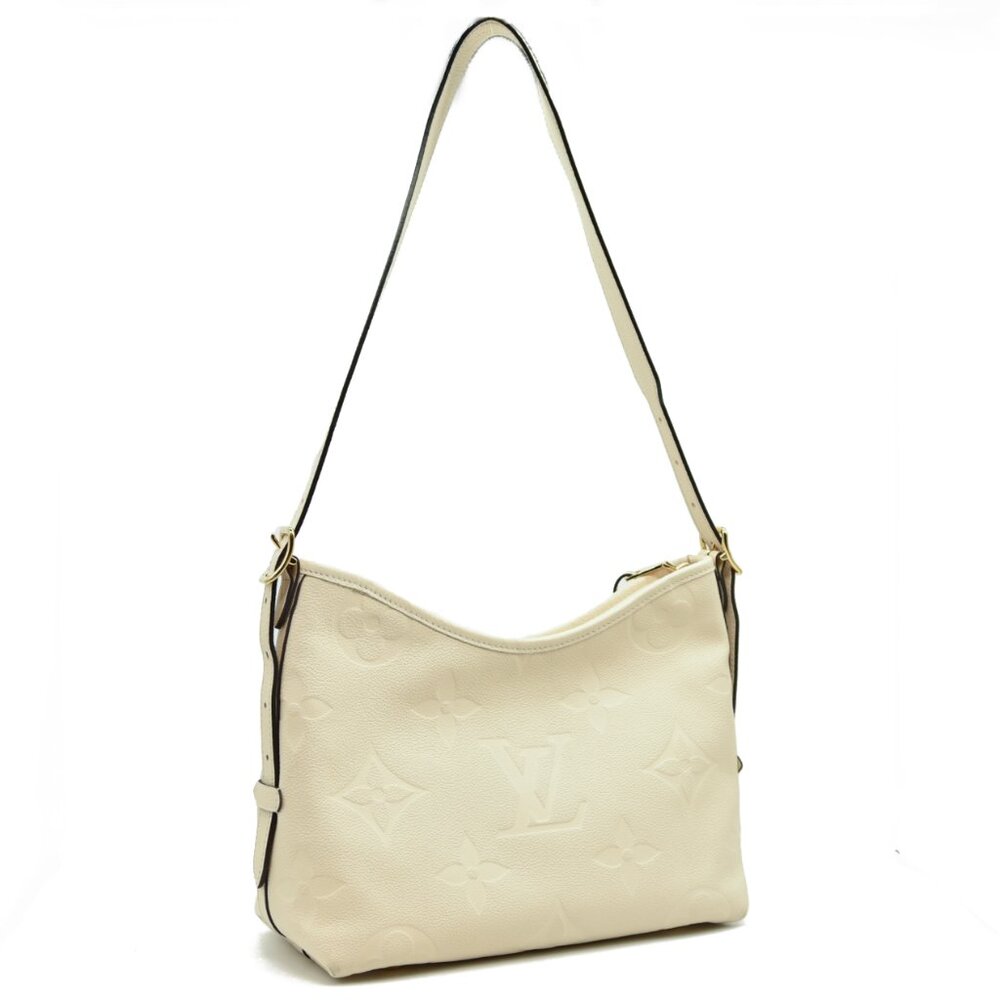 $3100 Louis Vuitton Empreinte Carryall PM Cream RFID Convertible Shoulder M46293 - Picture 6 of 12